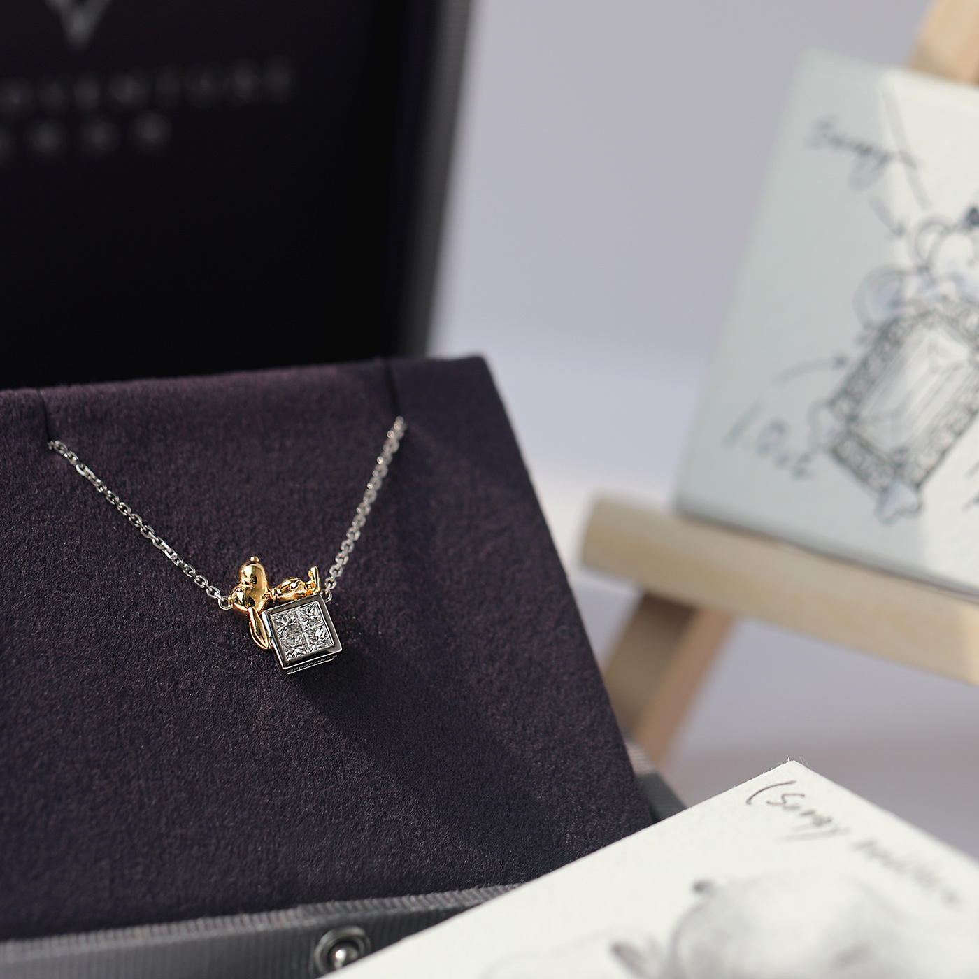 SNOOPY｜星光夢境  — 40分鑽石項鍊