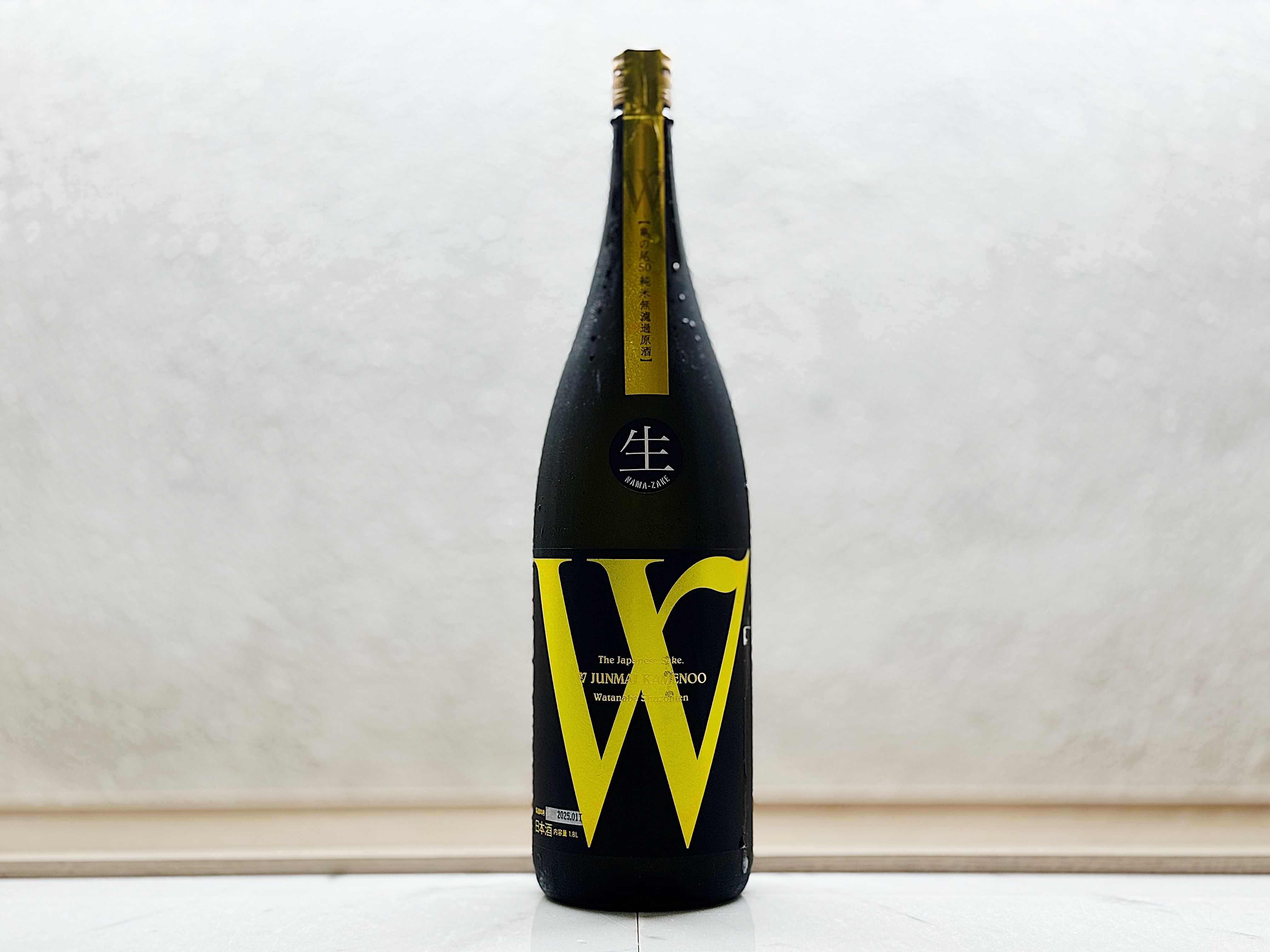 Ｗ 龜之尾 純米 無濾過生原酒 1800ml