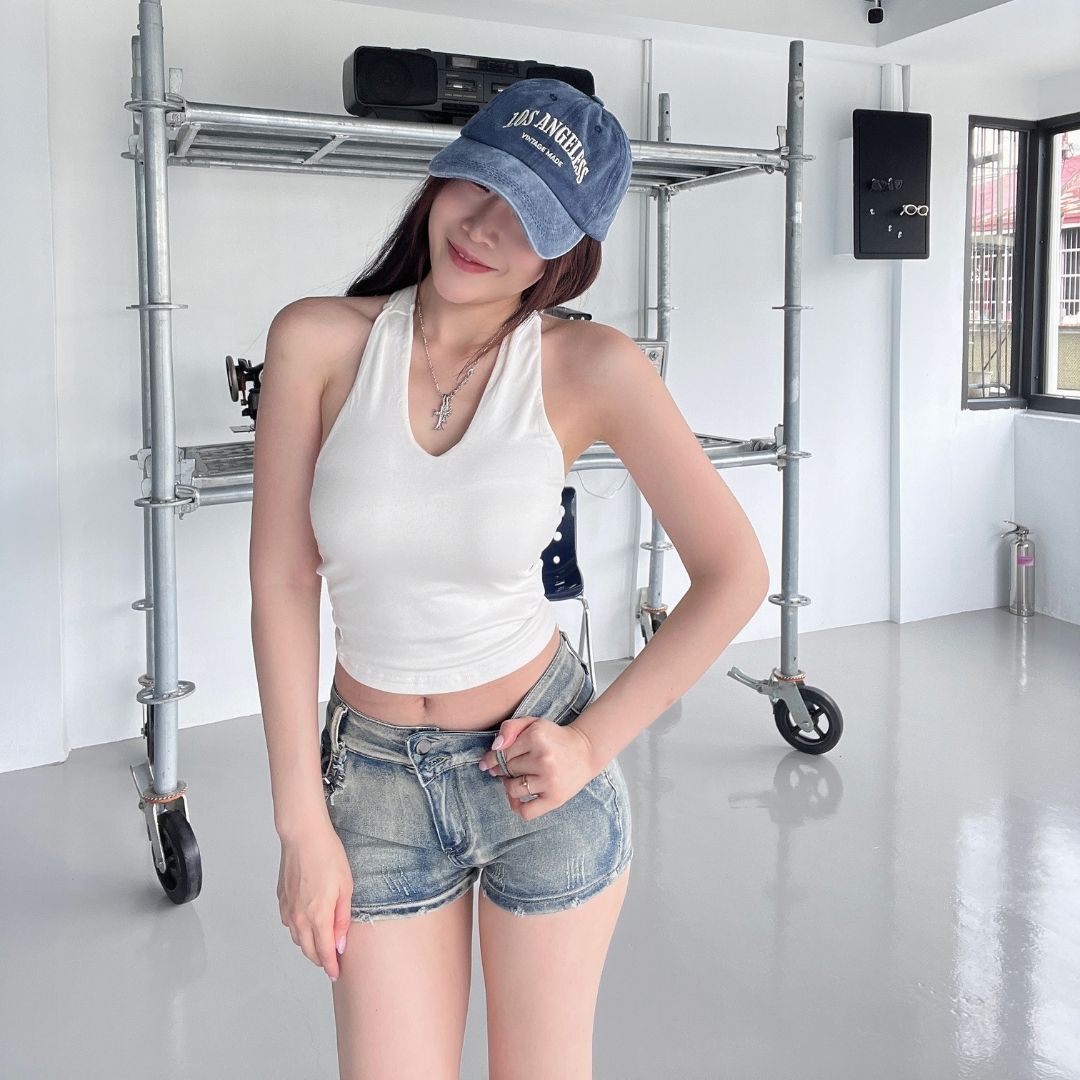 【叛逆辣感】DOMISS低腰褲 卯丁牛仔短褲 (現貨)