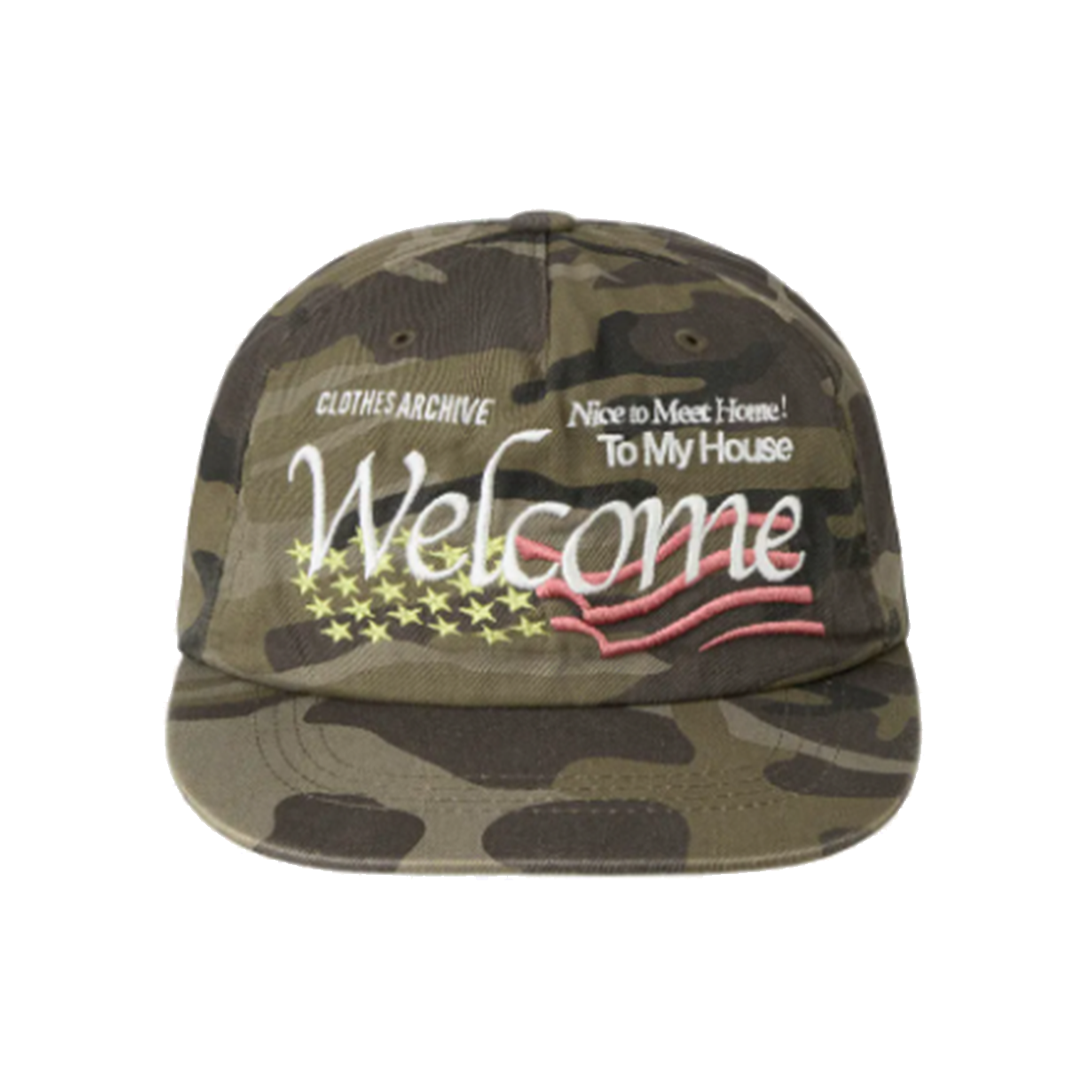 aeae Welcome Washed Cap Camo 老帽迷彩| FLOMMARKET