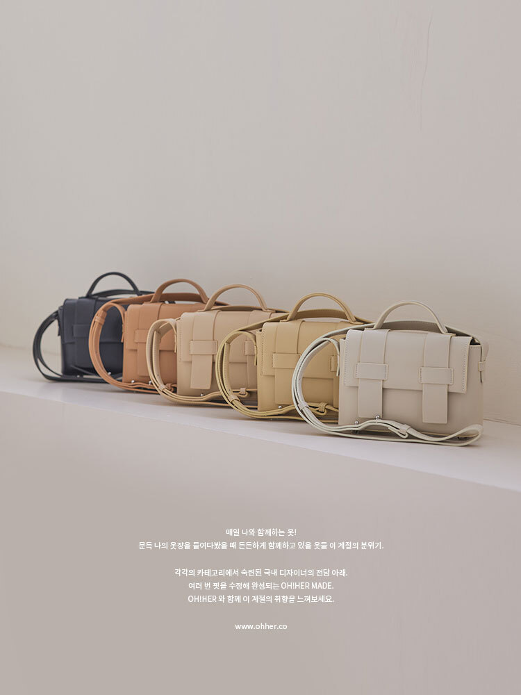 * 小眾設計真皮迷你方包