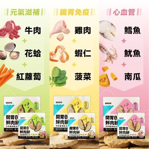 怪獸部落｜開胃山海鮮肉餅 貓用 凍乾主食 150g/400g