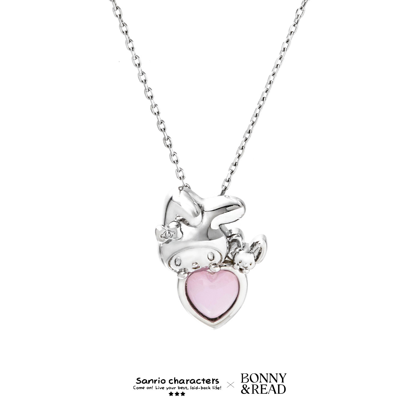 平價飾品,三麗鷗,鋼飾,美樂蒂,愛心,項鍊