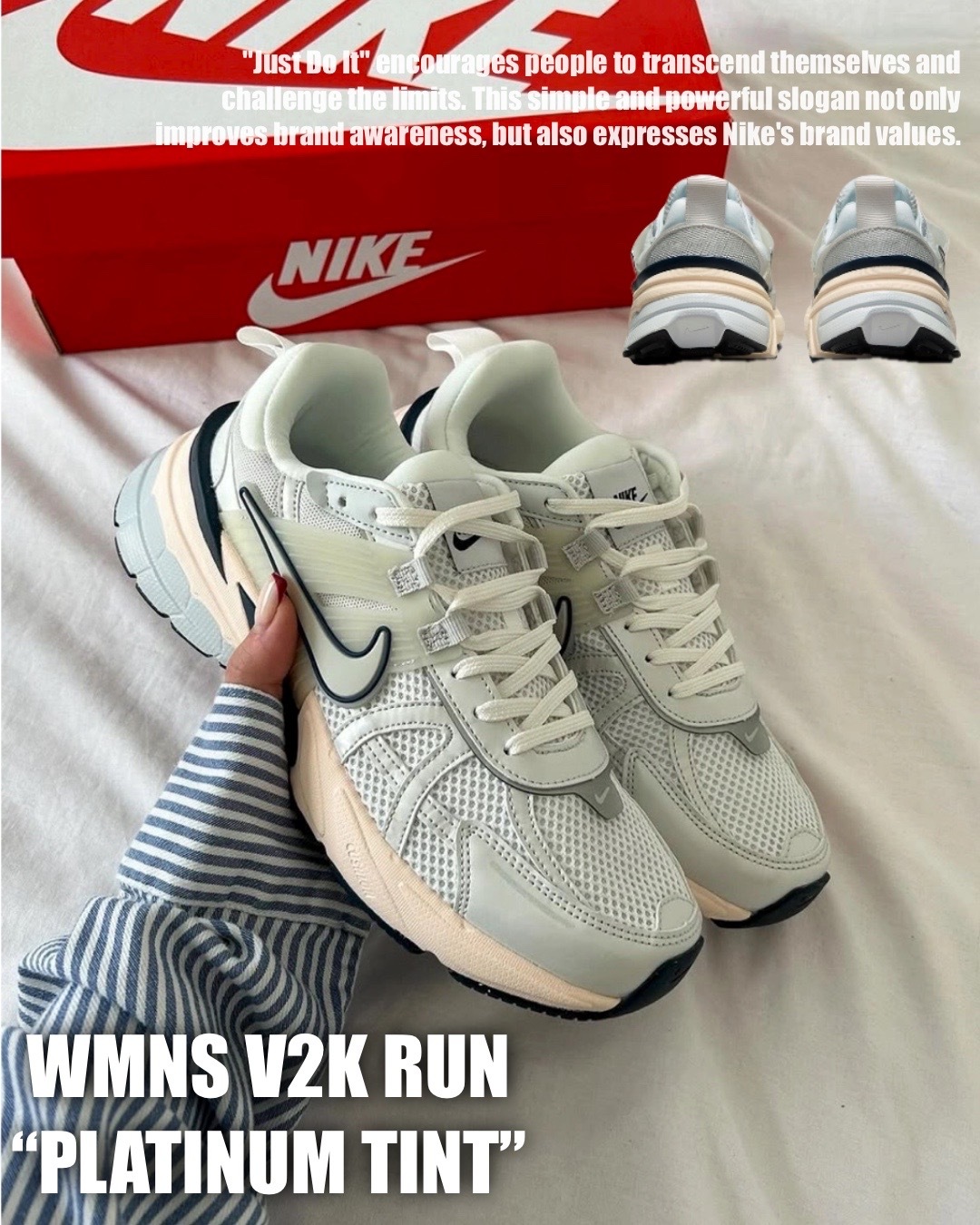 #代購 Nike V2K Run Runtekk 復古 慢跑鞋 女鞋 FD0736-004 米白藍