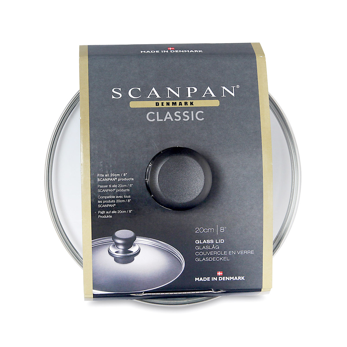 SCANPAN -CLASSIC系列 20cm玻璃蓋 -20001212