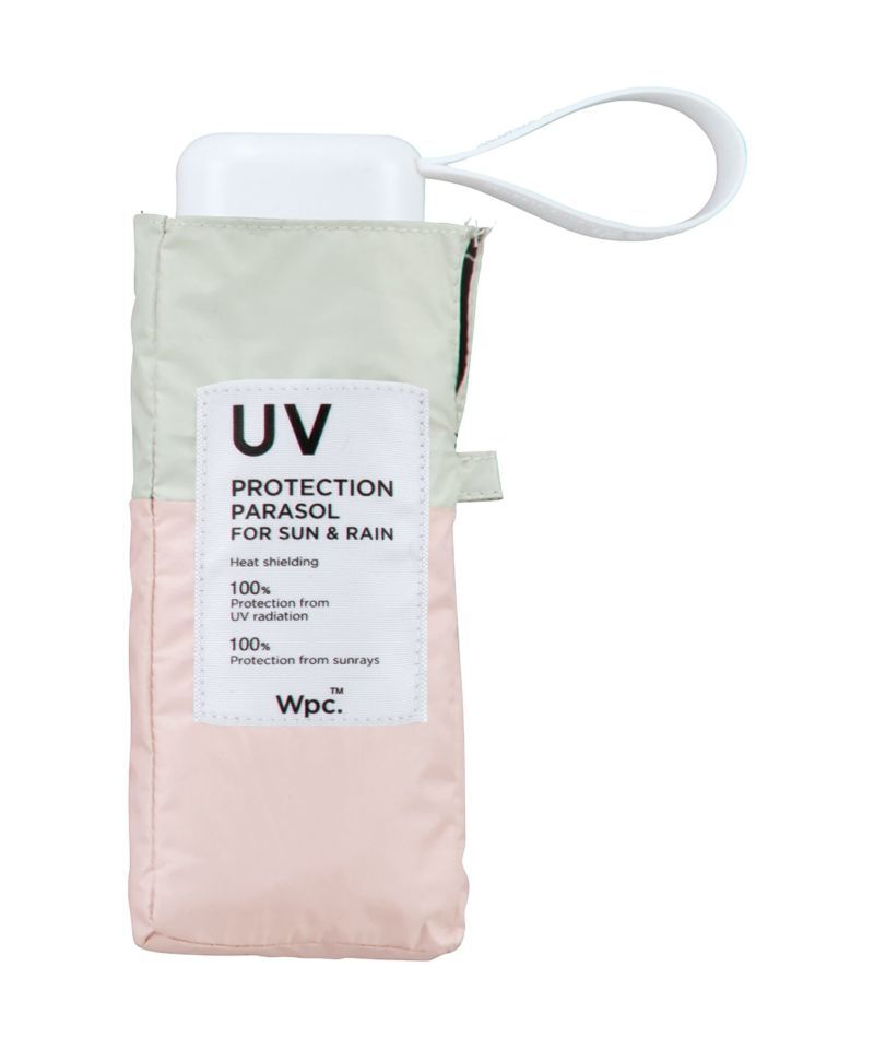 WPC -輕便拼布小傘 粉色(801-16702-102)