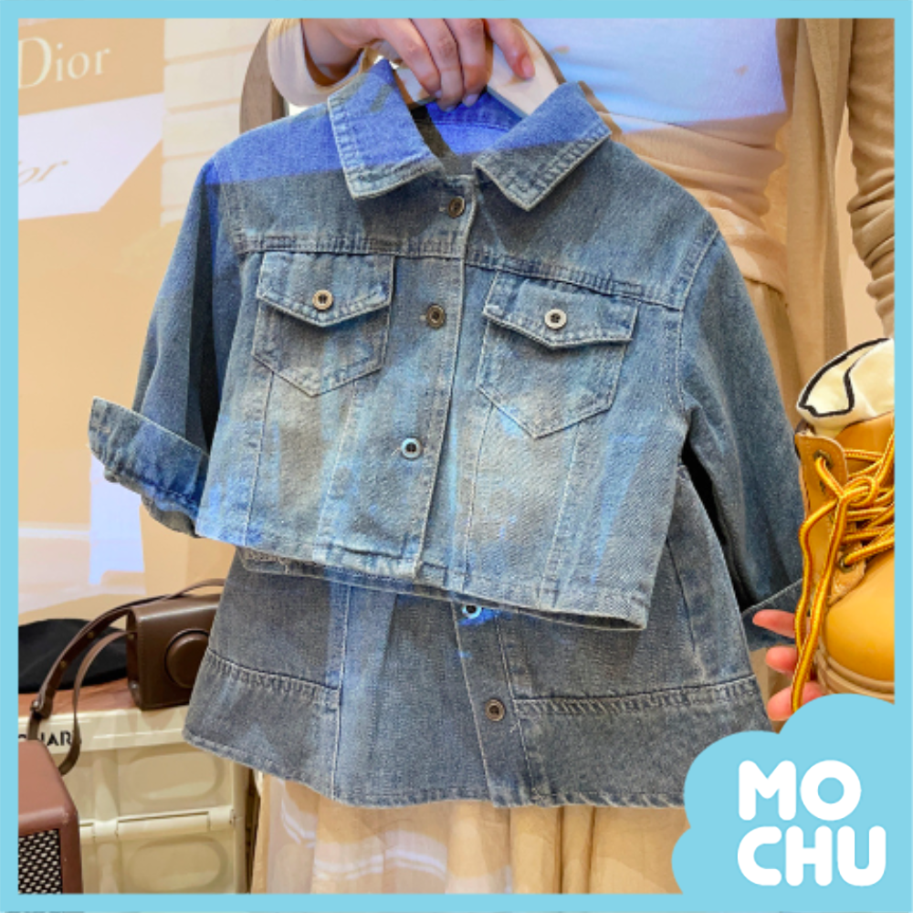 水洗帥氣牛仔短裙套裝