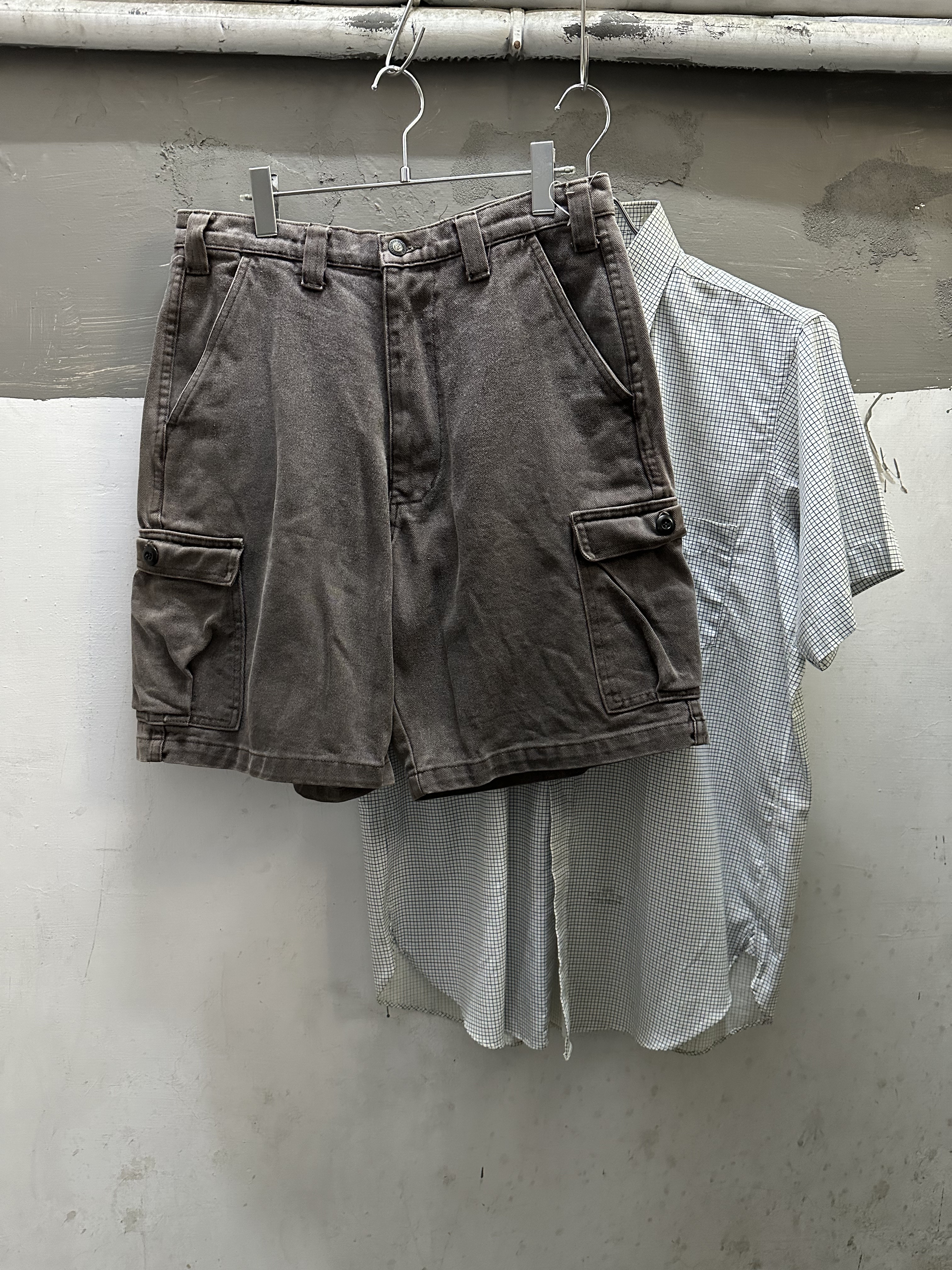 90s STUSSY Black Duck Short Made in USA