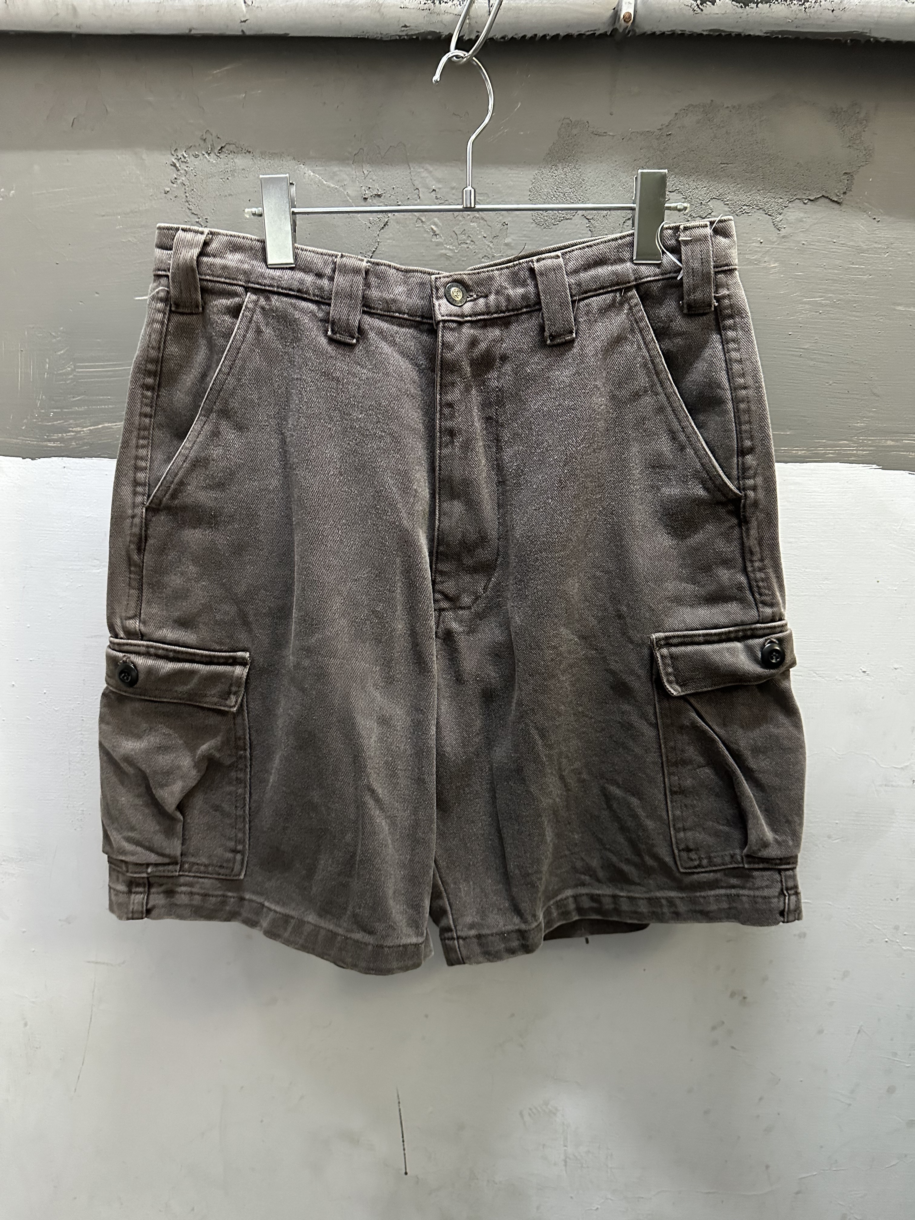 90s STUSSY Black Duck Short Made in USA