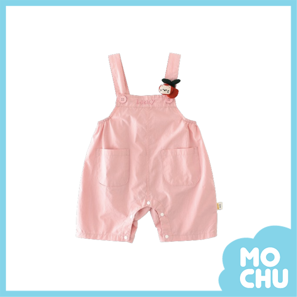 貓咪櫻桃吊帶短褲