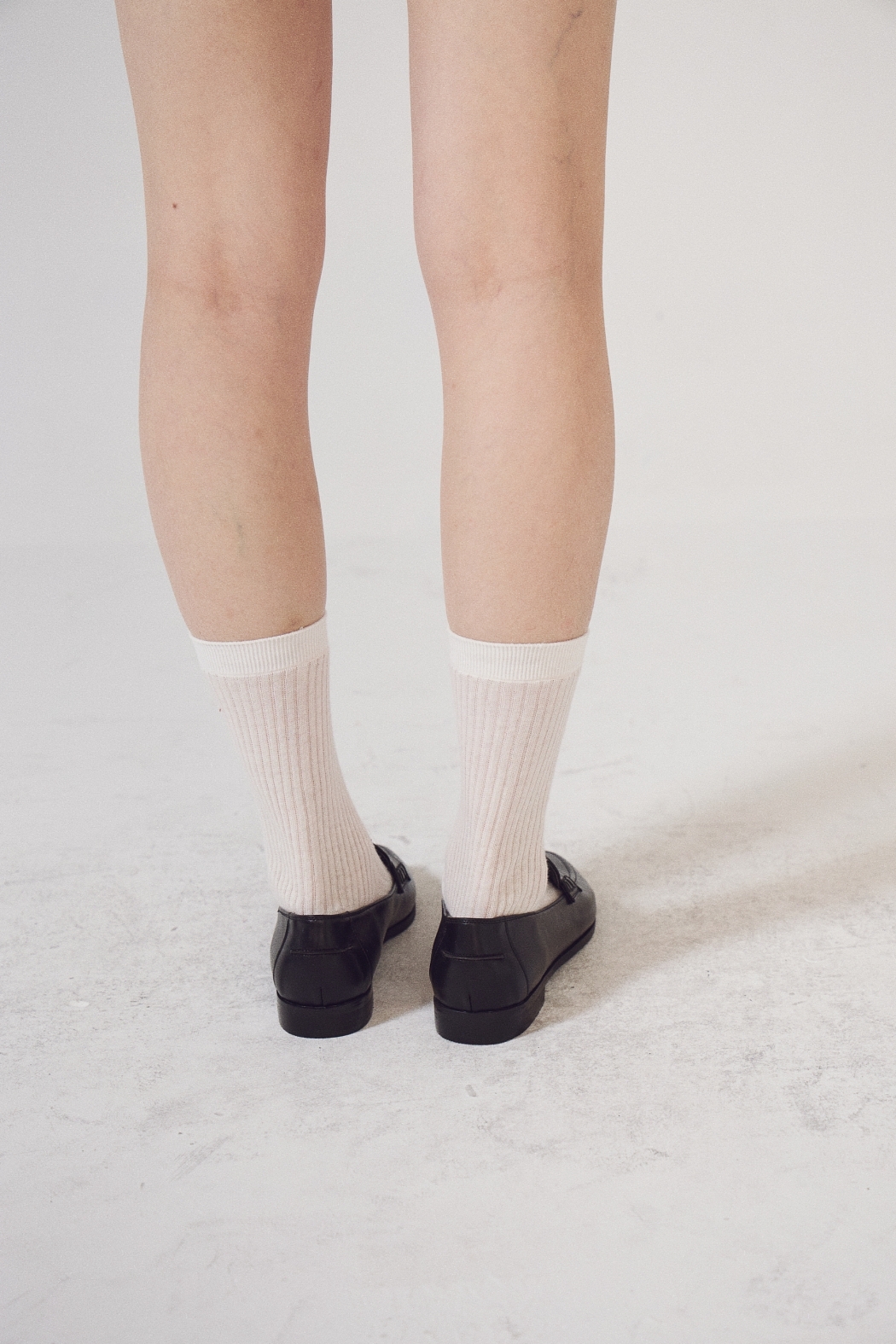 百搭皮革樂福鞋-黑