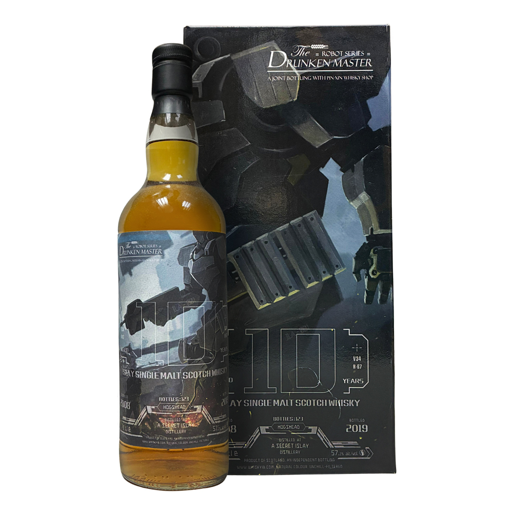 Whiskyib The Drunken Master Secret Islay 2008 10 Years Old 57.2% (Joint Bottling with Pin-Xin Whisky Shop)