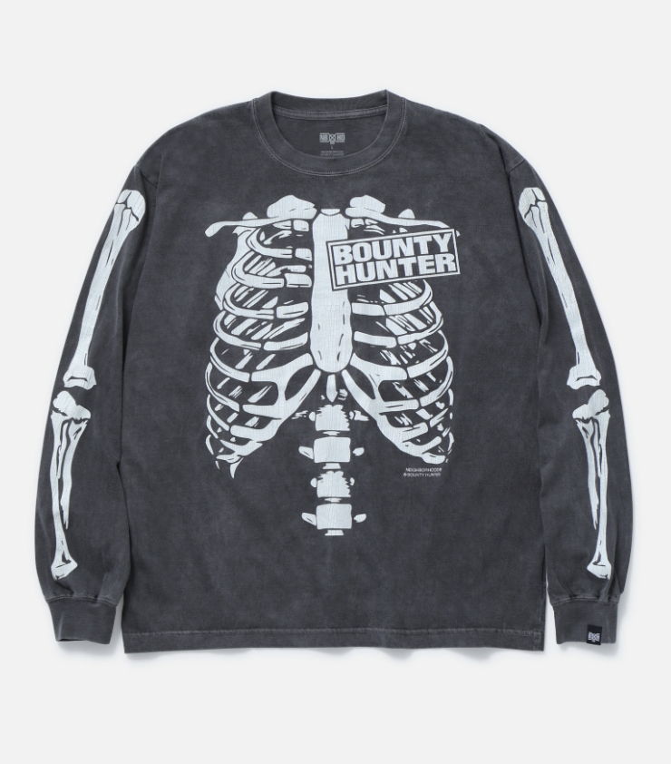 [現貨] NEIGHBORHOOD SS25 NH X BOUNTY HUNTER . TEE LS-1 | Black