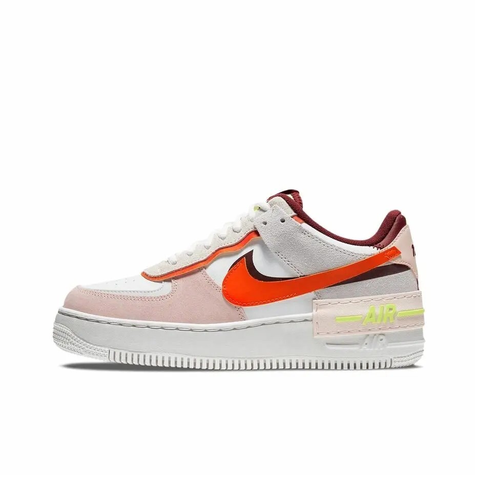 W Nike Air Force 1 Shadow Team Red Orange Pearl 珍珠橘紅 CU8591-600