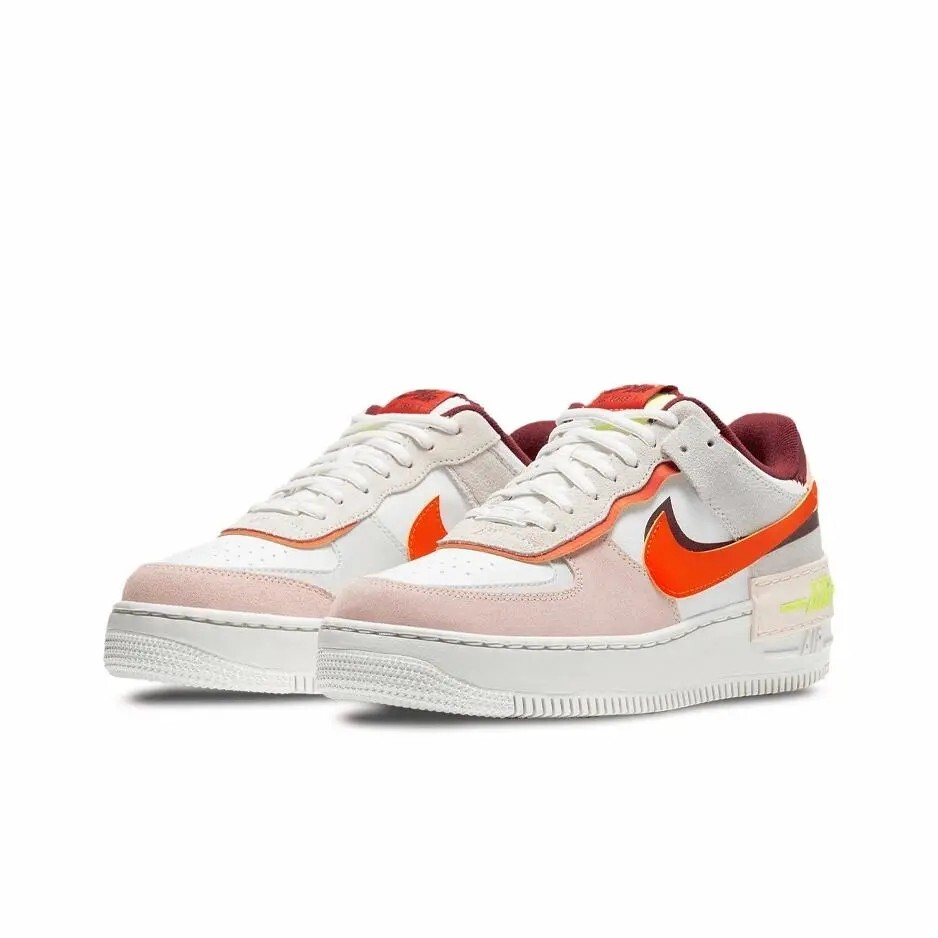 W Nike Air Force 1 Shadow Team Red Orange Pearl 珍珠橘紅 CU8591-600