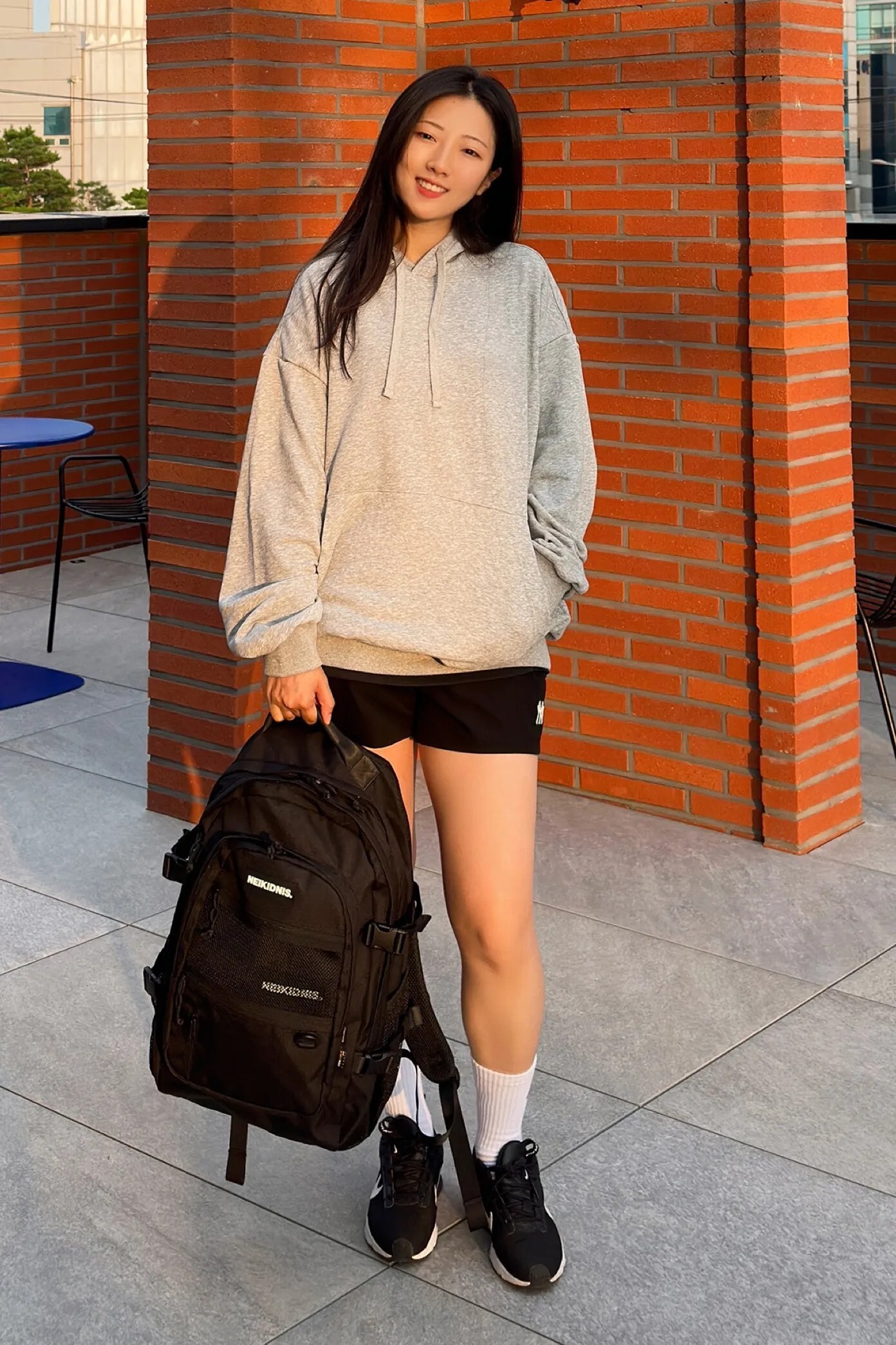 【OWN】NEIKIDNIS 韓系後背包 韓國品牌 工裝 戶外 外出 上學 防潑水 多夾層 機能 包包 不分男女 NB15ABG070