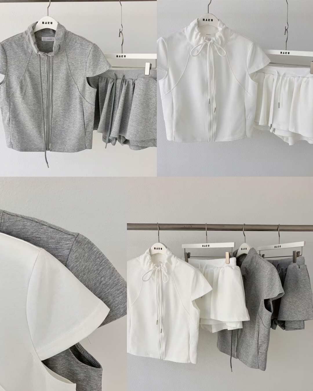 預 購 產 品 丨韓國女裝 - 夏日短䄂裙褲運動居家套裝 Made In Korea（ 預計兩星期後發貨 ）