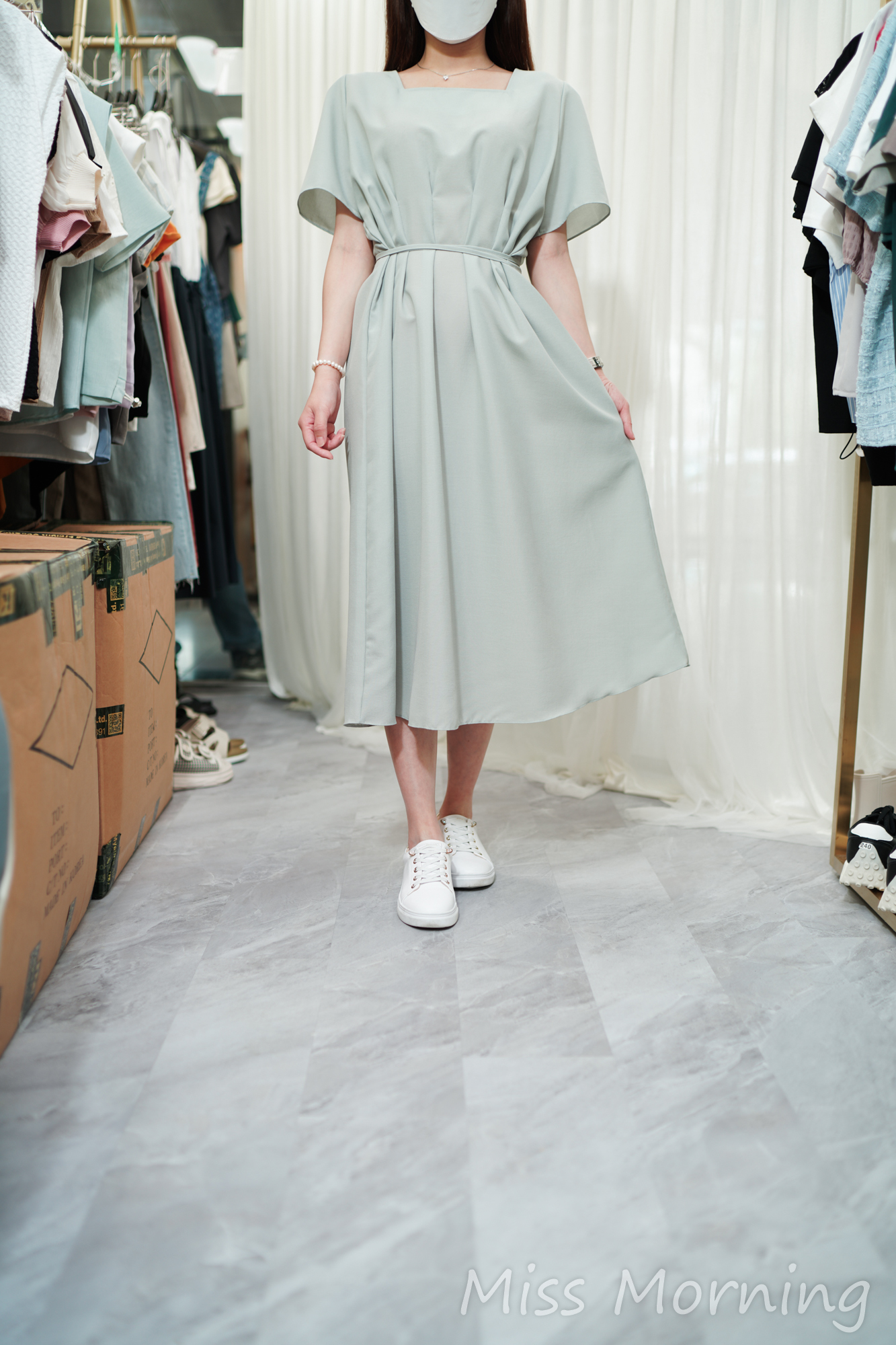 簡約靚cut方領OPS(14616)