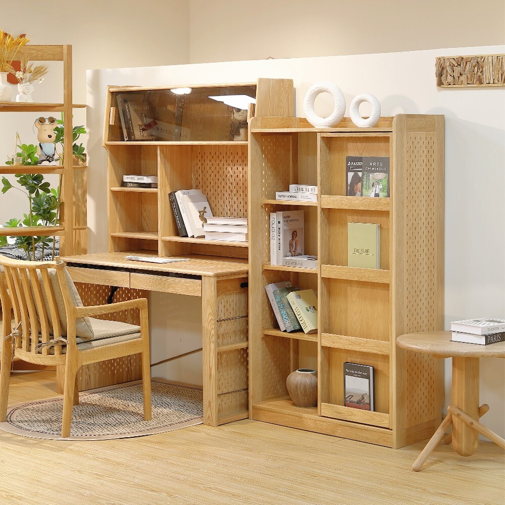 〖特惠款〗雲山實木推拉門書櫃 FP-0039