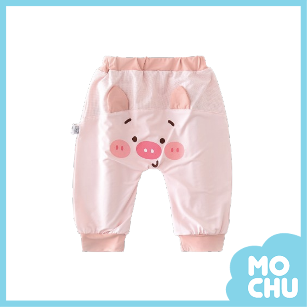 害羞粉豬屁屁長褲