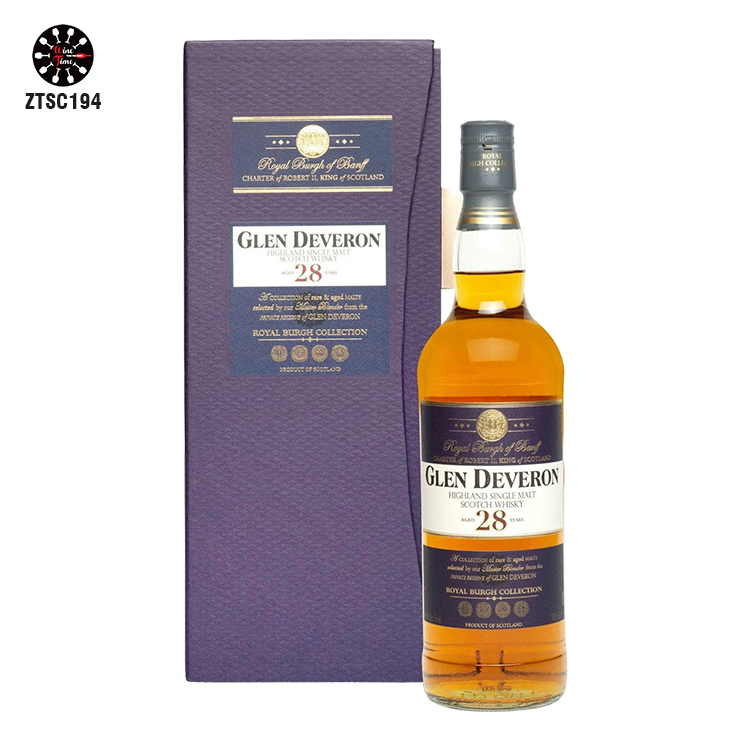 Glen Deveron 28 Years Old Single Malt Scotch Whisky (禮盒) 700ml