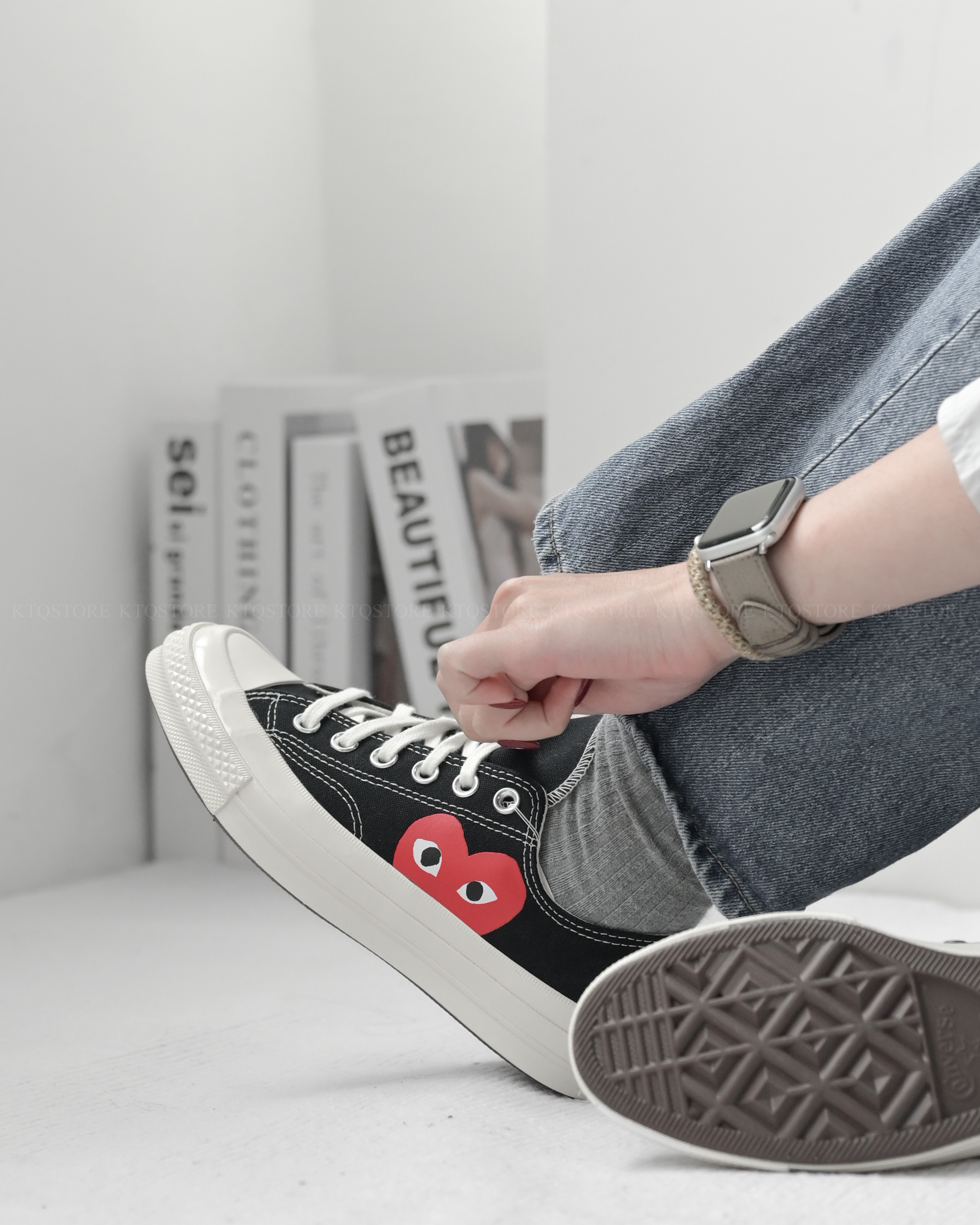 KTQ STORE ‧ Comme des Garcons x Converse Chuck 70 CDG 黑色 A08796C 白色 A08795C