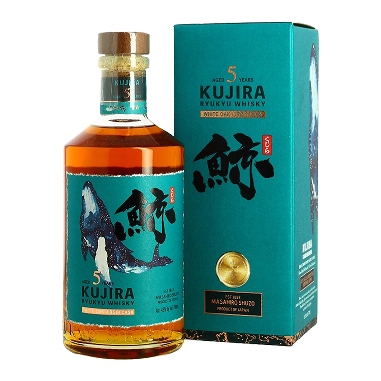 鯨 KUJIRA Ryukyu Whisky 5 Years White Oak Virgin Cask (禮盒裝)
