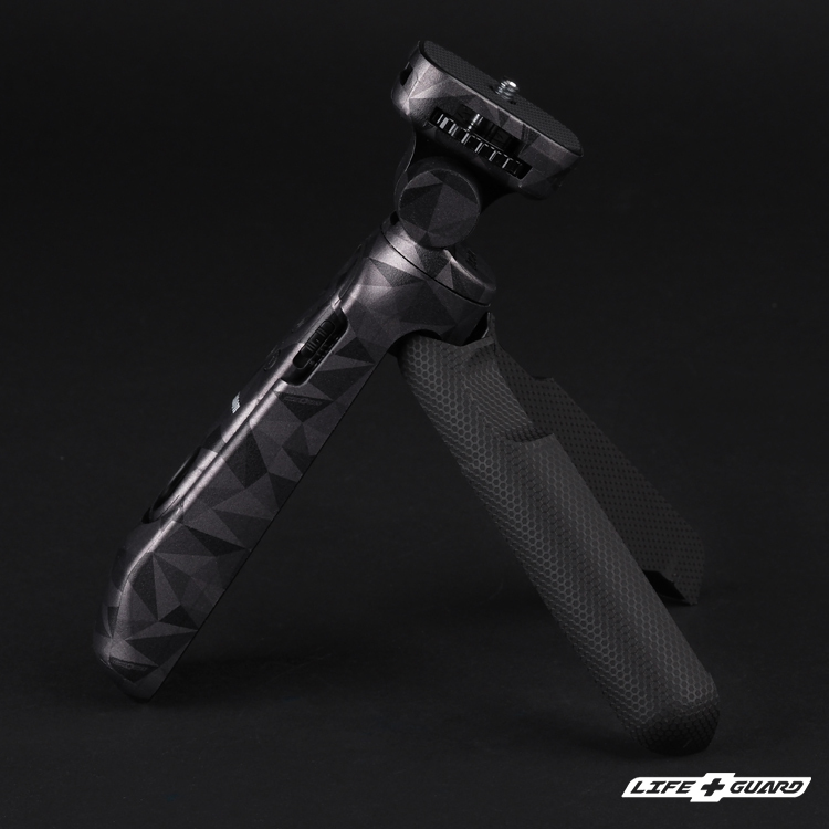 LIFE+GUARD  Canon HG-100TBR 相機貼膜安裝側面示意圖