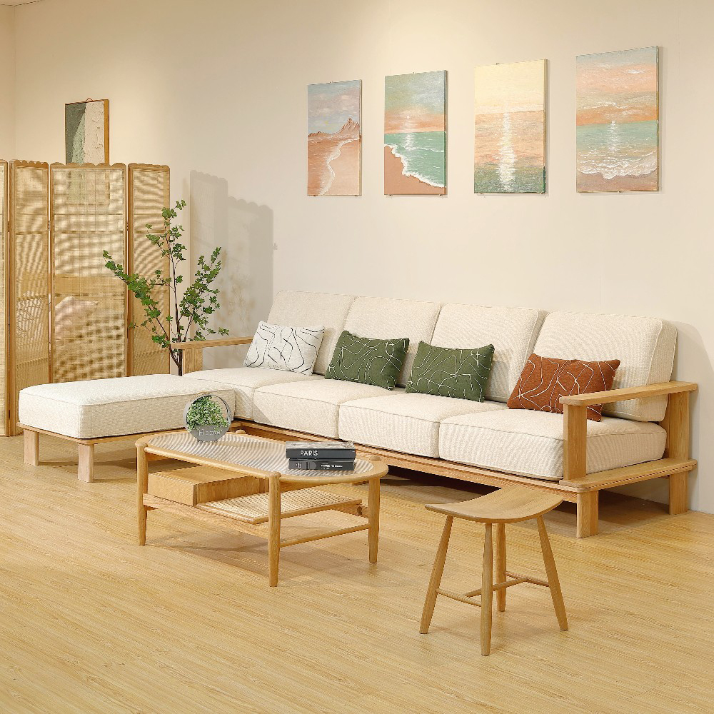 〖特惠款〗珂親實木直排沙發 FP-0044