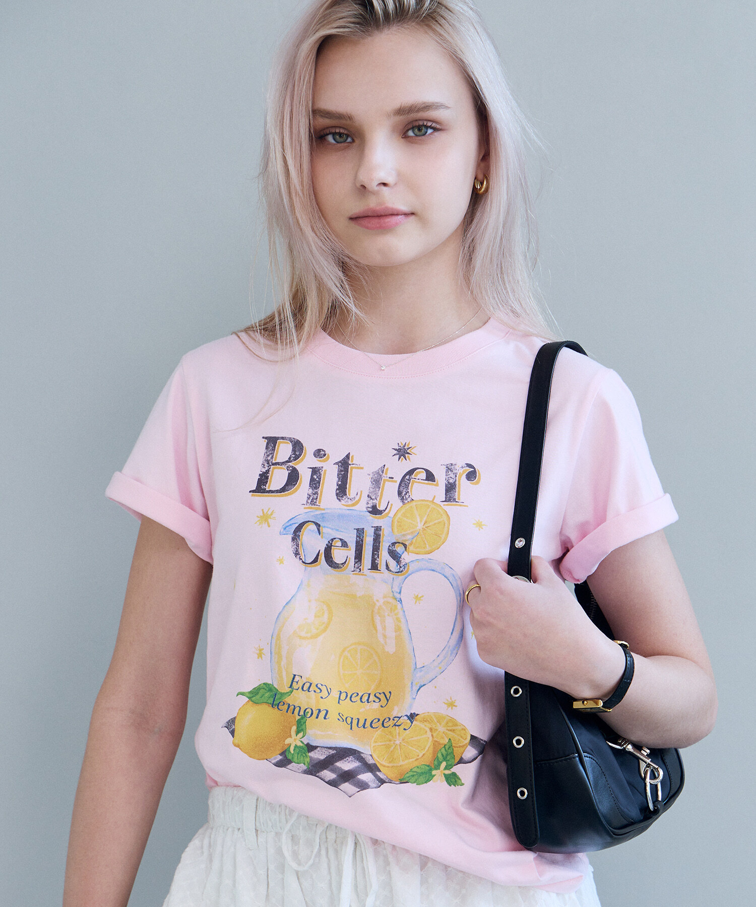 Lemonade Tee-Pink
