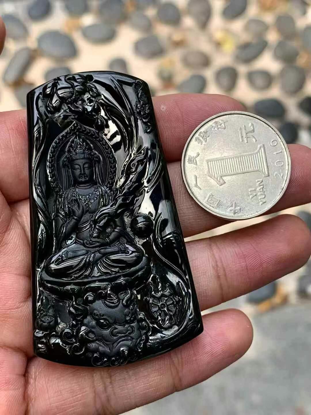 595954 翡翠墨翠虛空藏菩薩