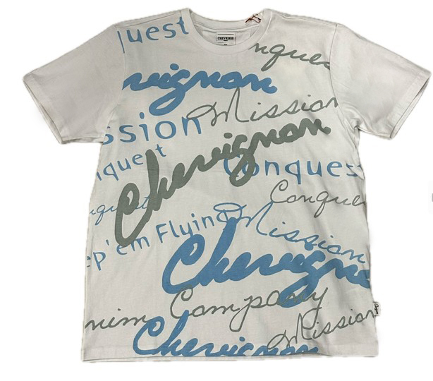 Chevignon - 男裝全印Logo輕便短袖T恤