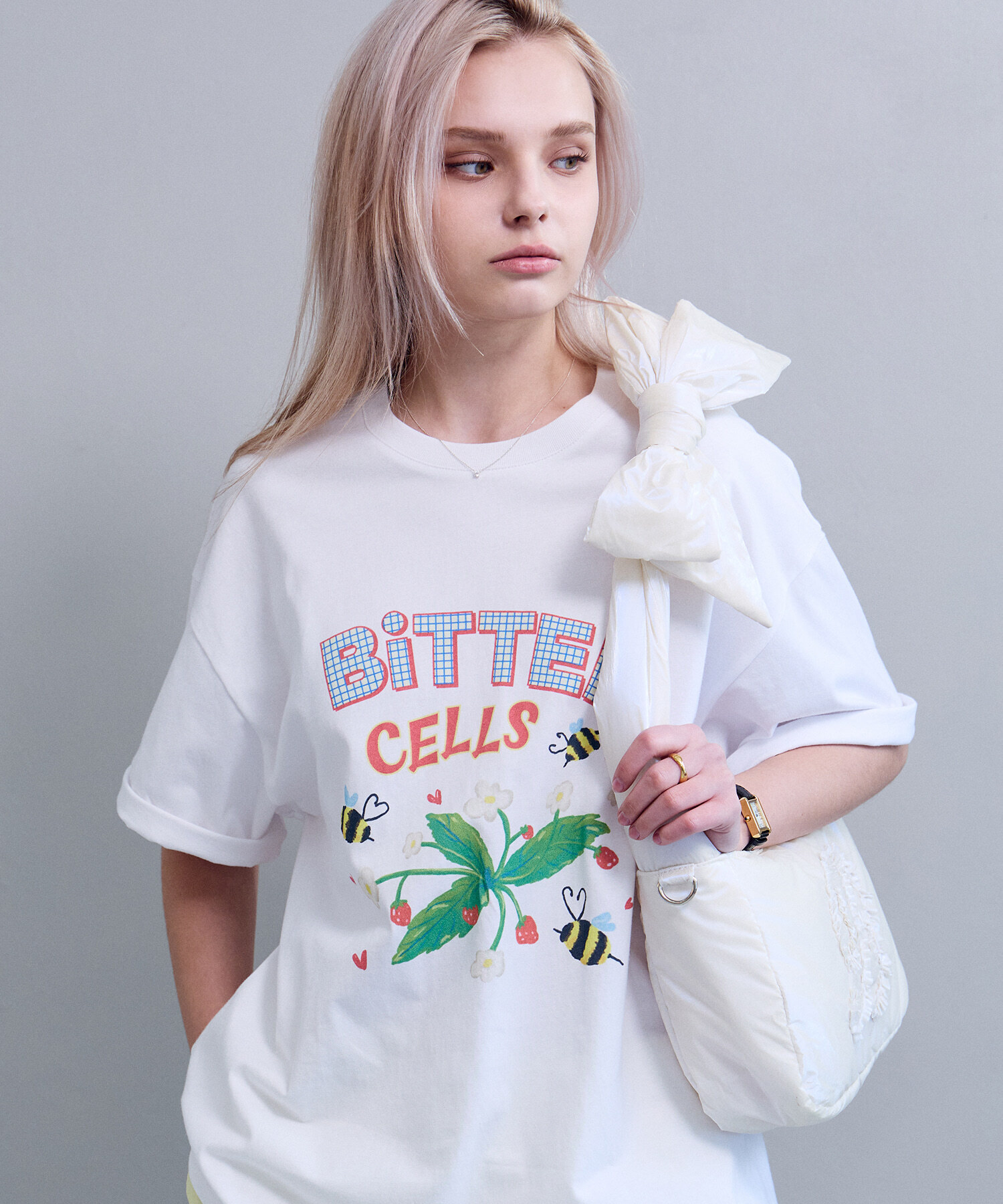 Honeybees Tee-White