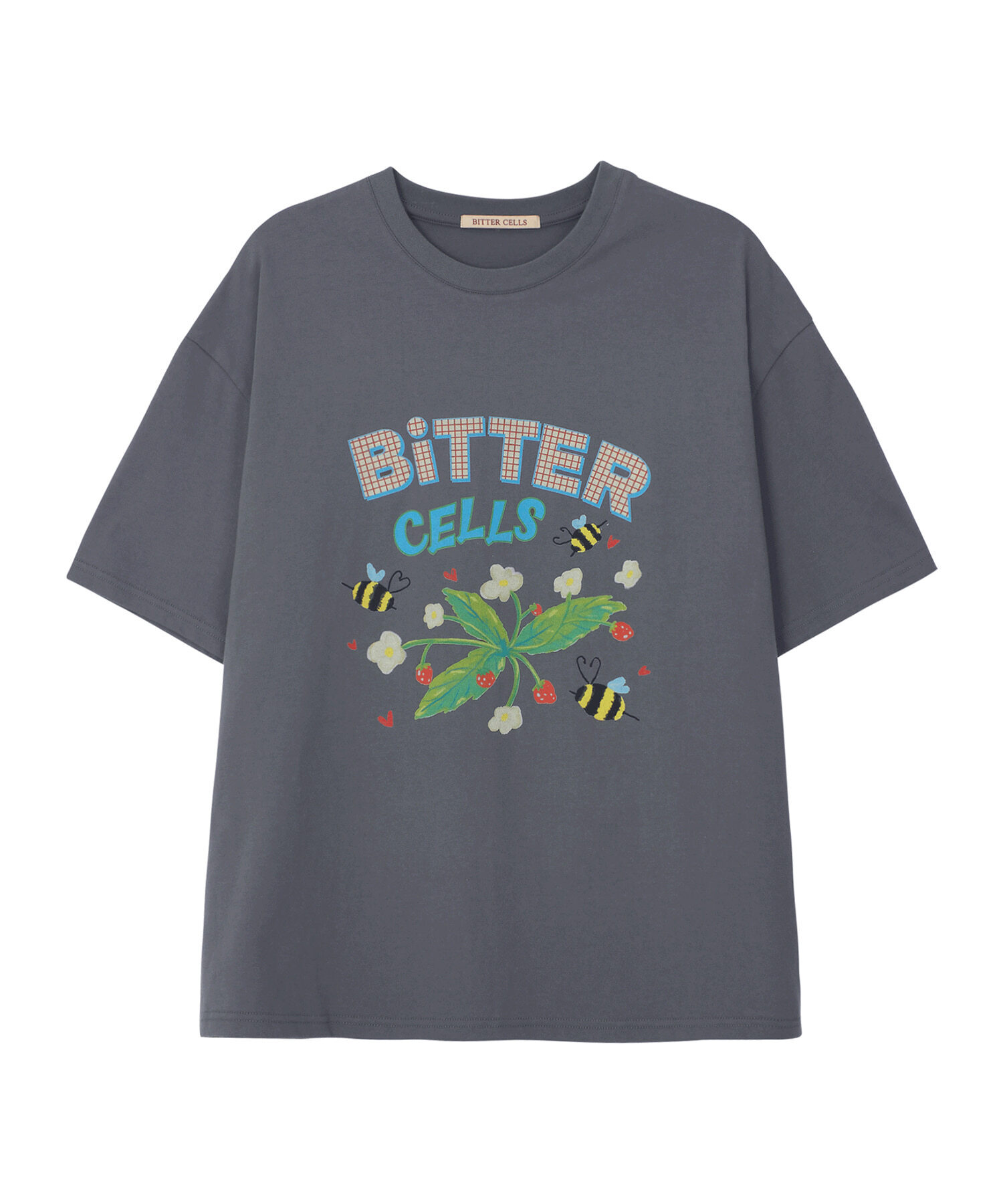 Honeybees Tee-Dark Grey