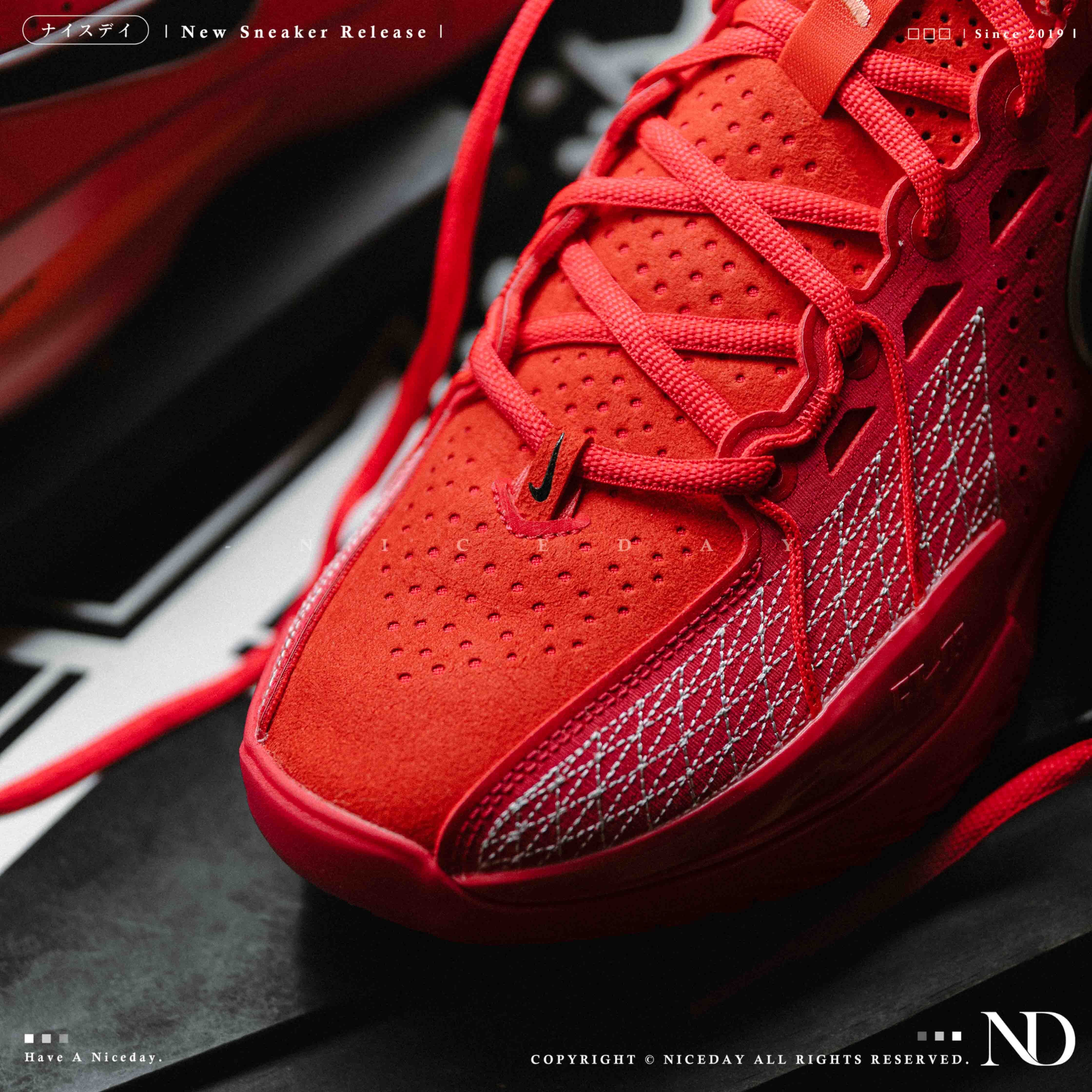 NICEDAY 現貨 Nike G.T. Cut 3 EP 紅玫瑰 紅白 漸層 實戰 籃球鞋 男鞋 GT DV2918-602