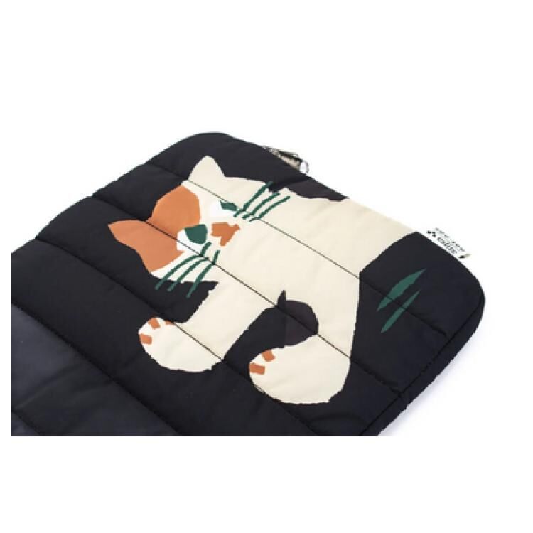 SOU．SOU X anello 多功能文具收納包/ 三花貓 Black電腦包