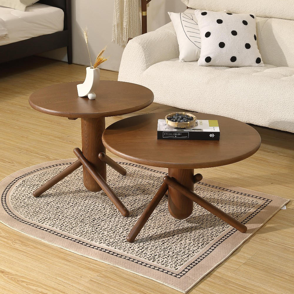 〖特惠款〗曼度實木大小茶几 FP-0054