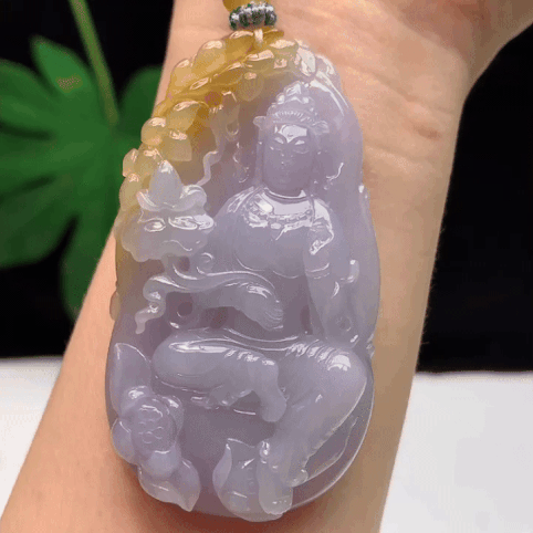 59319 翡翠飄黃大勢至菩薩