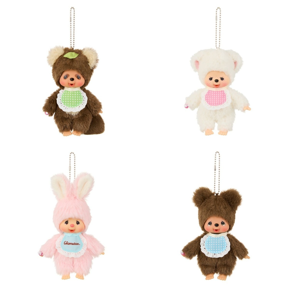 現貨┃Monchhichi 夢奇奇 動物 朋友系列 吊飾 鑰匙圈