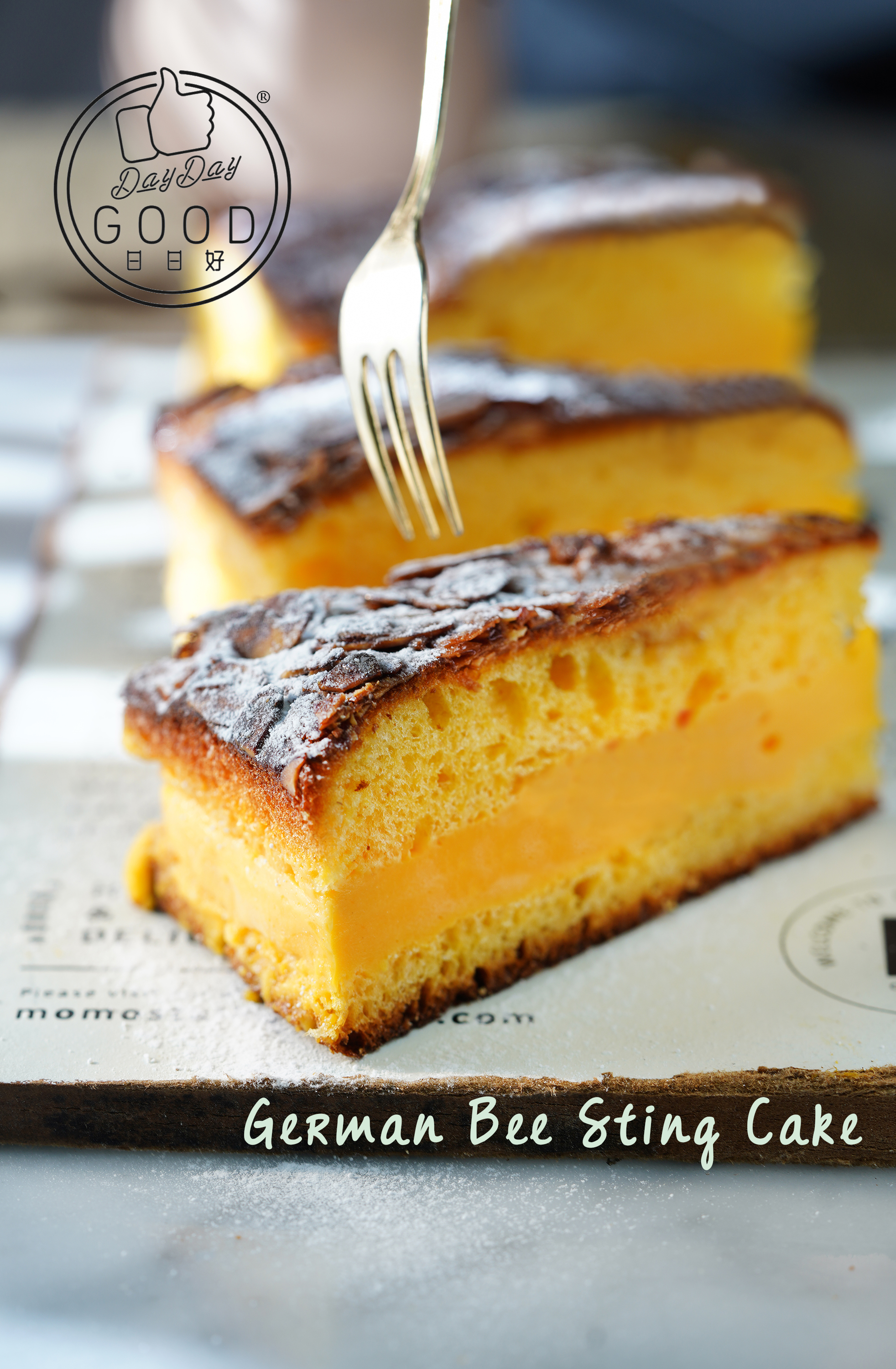 Alan Sir實體課 - German Bee Sting Cake 及 開心果牛油立方小吐司課程 (26年重開)