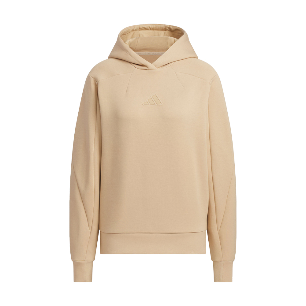 Adidas MT Hoody 女款 奶茶色 運動 休閒 連帽 上衣 帽T 愛迪達 長袖 JM8794