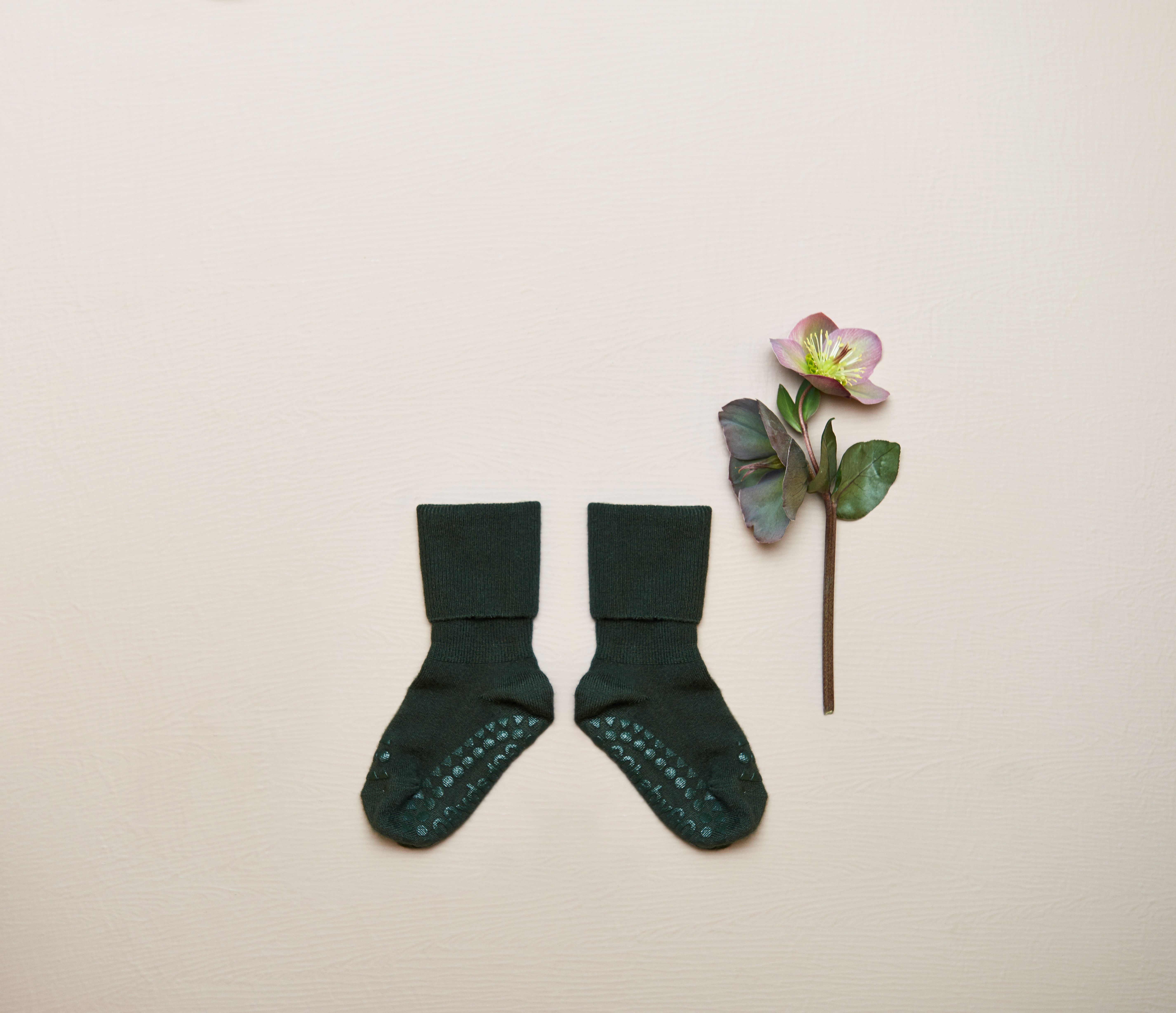 竹纖維防滑襪 - Forrest Green