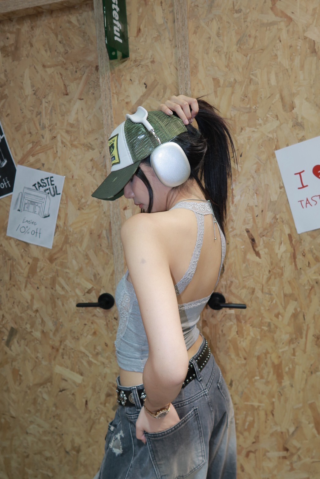 性感 蕾絲拼接 內搭 修身 女生短版 #背心