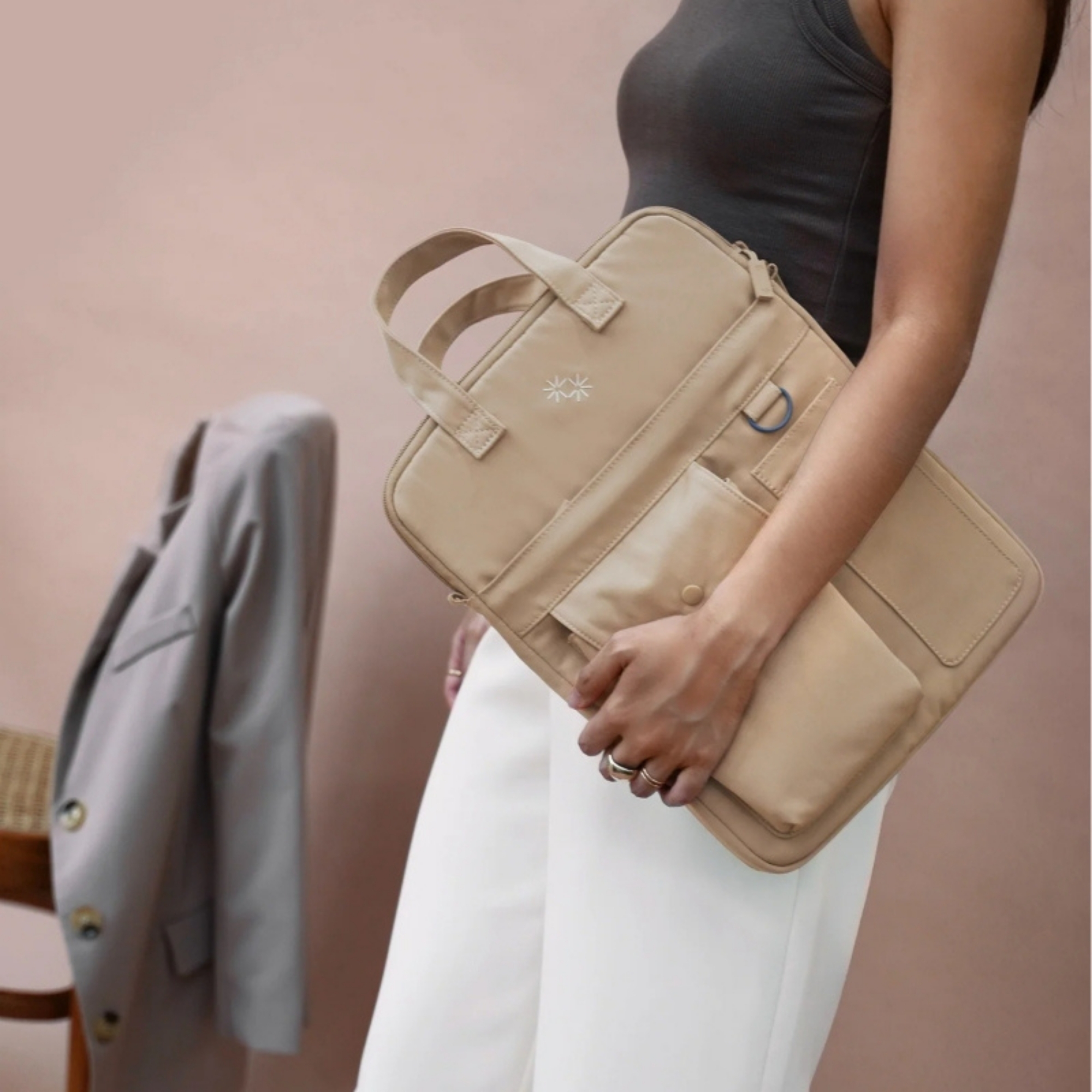 Utility Laptop Bag - 小麥棕