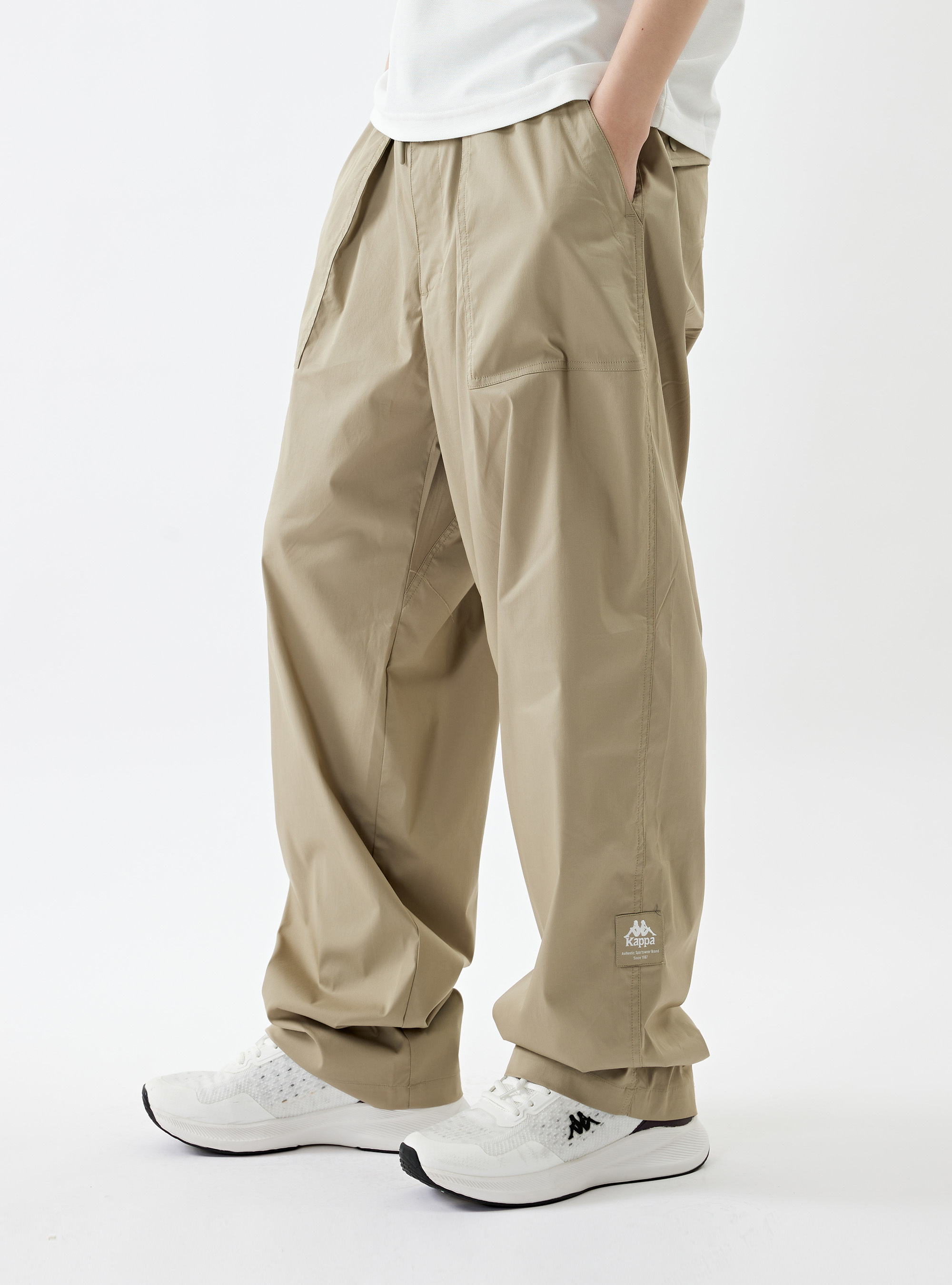 男款 寬版休閒工裝褲