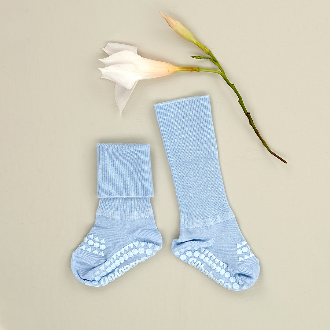 竹纖維防滑襪 - Sky Blue