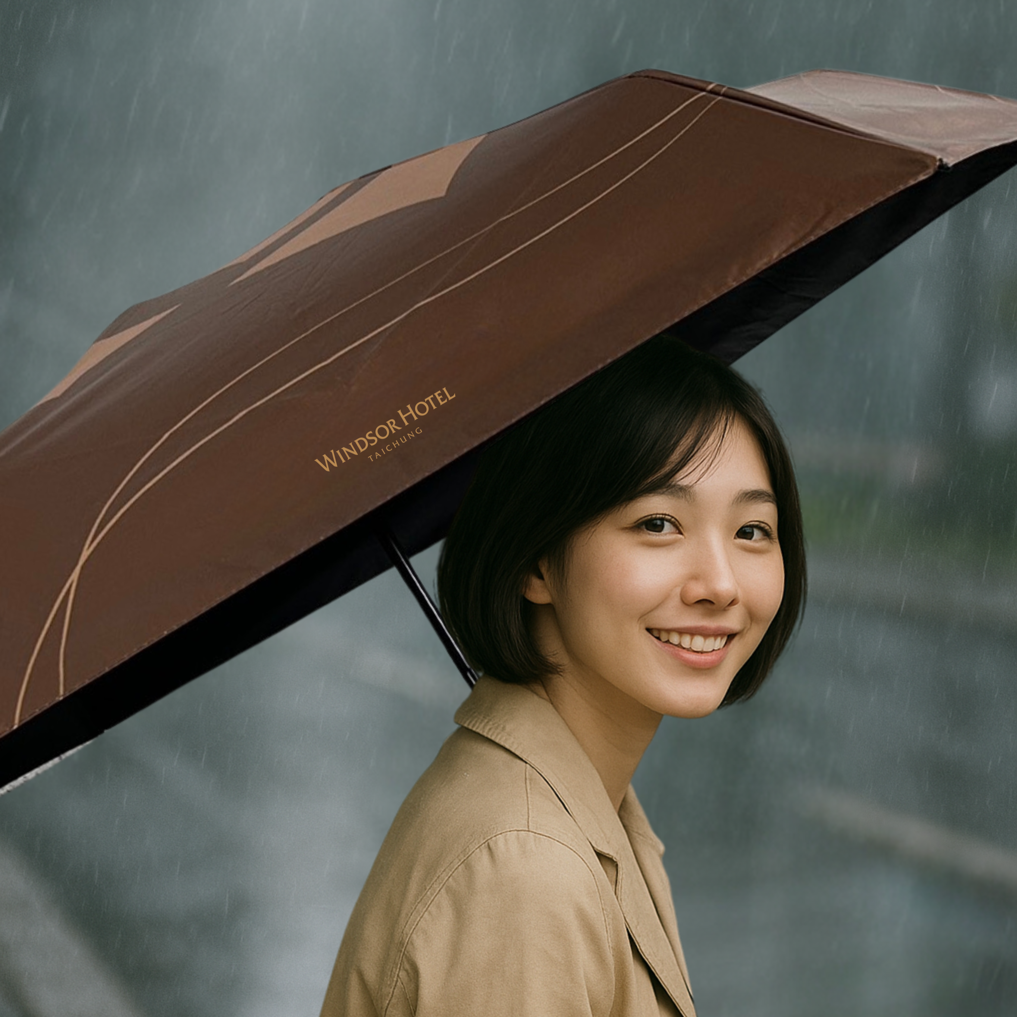 生活選品｜玫瑰布朗尼隨身傘Charming Brownie