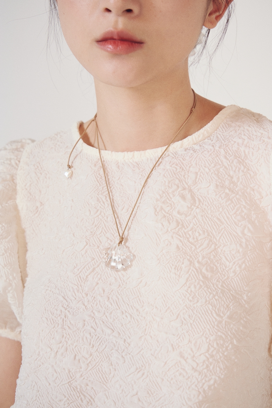透明貝殼項鍊