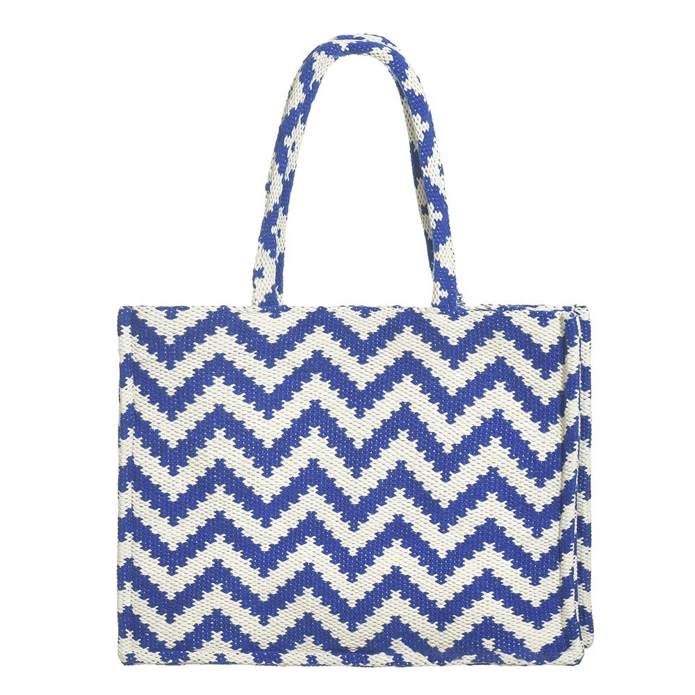 1BE0527-104 希臘度假風手袋 Fabric Bag in Blue Color #5-42-927-0027 (EU)