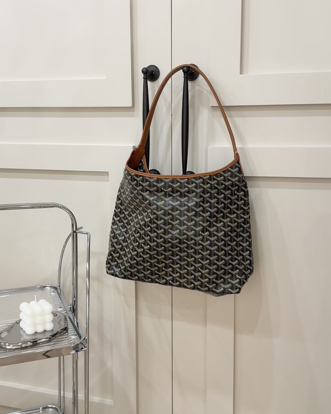 GOYARD｜BOHEME HOBO腋下包 黑棕色